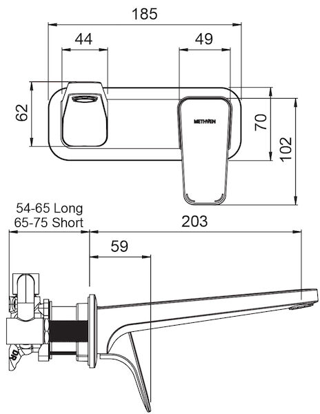 https://stsharedaueastprodn8wg.blob.core.windows.net/pim-assets/ProductThumbnail/01-8123 Waipori Wall Mounted Basin Mixer with Plate 2.jpg