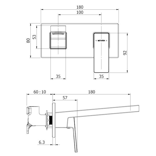 https://stsharedaueastprodn8wg.blob.core.windows.net/pim-assets/ProductThumbnail/03-9418M Blaze Plate Mount Bath Mixer with 200mm Spout.jpg