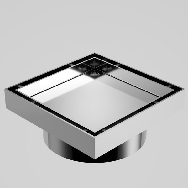 Caroma Square Floor Waste - 100mm Outlet - Tile Insert – Coming Soon