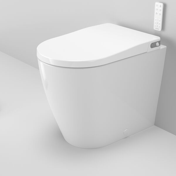 Caroma Forma® II Bidet Cleanflush® Wall Faced Back Inlet Pan (with GermGard®)
