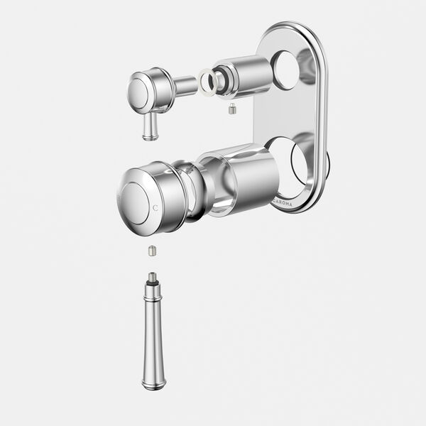 Caroma Riviere Bath/Shower Mixer with Diverter - Trim Kit - Coming August 2026