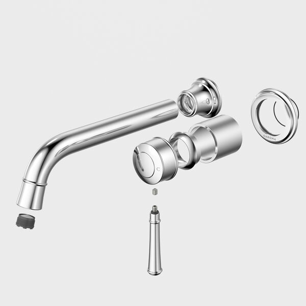 Caroma Riviere Wall Basin/Bath Mixer 210mm - Trim Kit - Coming August 2026