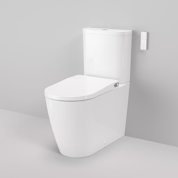 Caroma Forma® II Bidet Cleanflush® Wall Faced Close Coupled Back Entry Toilet Suite (with GermGard®)