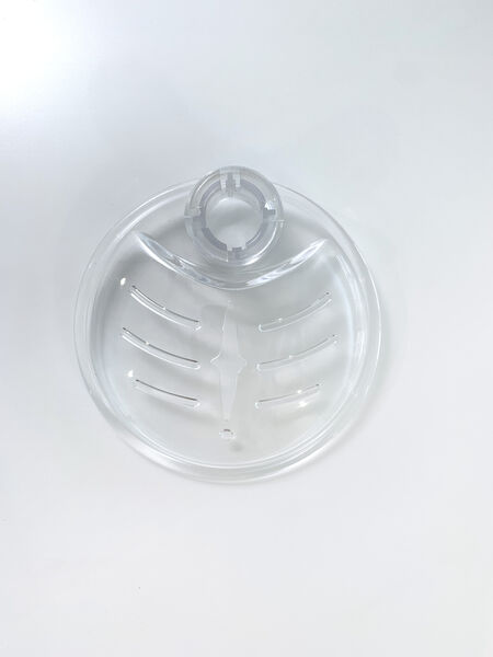 Soap Dish for Atomic Rail - Clear