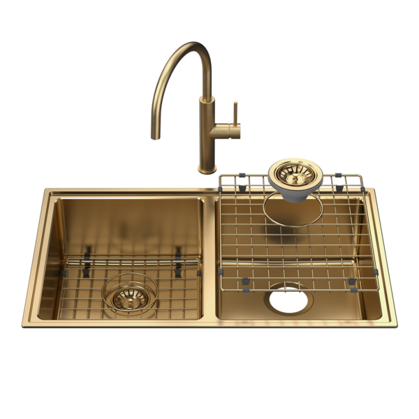 https://stsharedaueastprodn8wg.blob.core.windows.net/pim-assets/ProductThumbnail/96379BB56A-DBL Urbane II  Double Bowl Sink with Liano II Sink Mixer - Brushed Brass_bundle.png