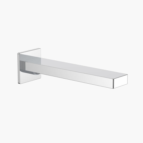 Round Square Wall Basin/Bath Outlet 220mm - Lead Free
