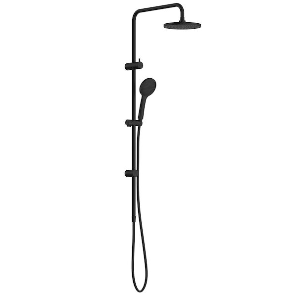 https://stsharedaueastprodn8wg.blob.core.windows.net/pim-assets/ProductThumbnail/CL10073.B3A Round II Rail Shower with Overhead - Matte Black.jpg