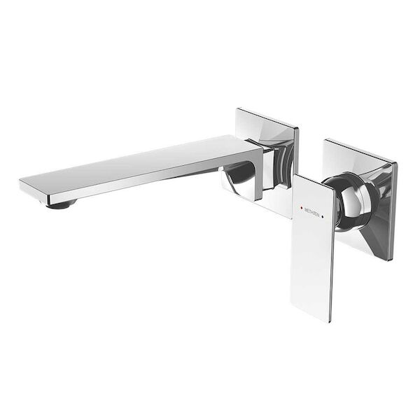 Surface Wall Mounted Basin Mixer with Spout