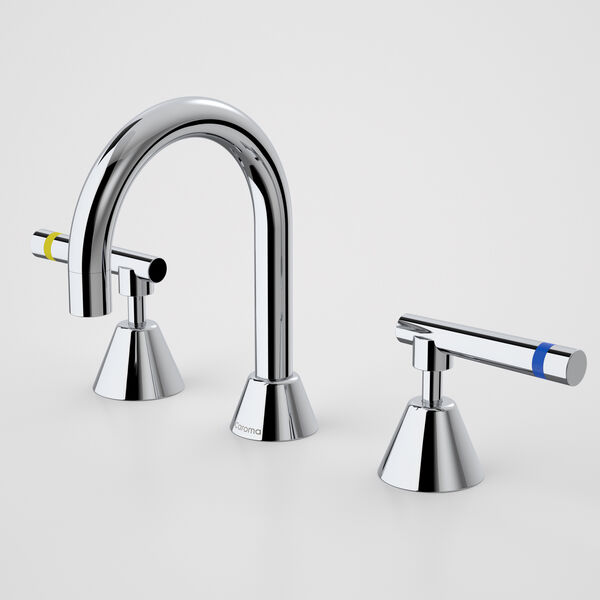 Elegance Lever Care Basin Set - Warm/Cold - Lead Free
